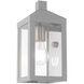 Nyack 1 Light 10.5 inch Nordic Gray Outdoor Wall Lantern