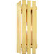 Greenwich 1 Light 17 inch Satin Brass Outdoor Wall Lantern