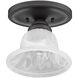 Edgemont 1 Light 7 inch Bronze Semi-Flush Mount Ceiling Light