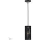 Acordia 1 Light 5.13 inch Black Mini Pendant Ceiling Light