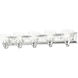 Birmingham 5 Light 36 inch Polished Chrome Vanity Sconce Wall Light