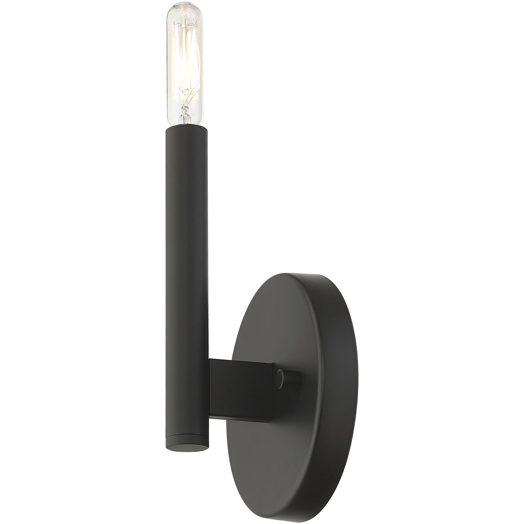 Copenhagen 1 Light 5.13 inch Black ADA Wall Sconce Wall Light, Single