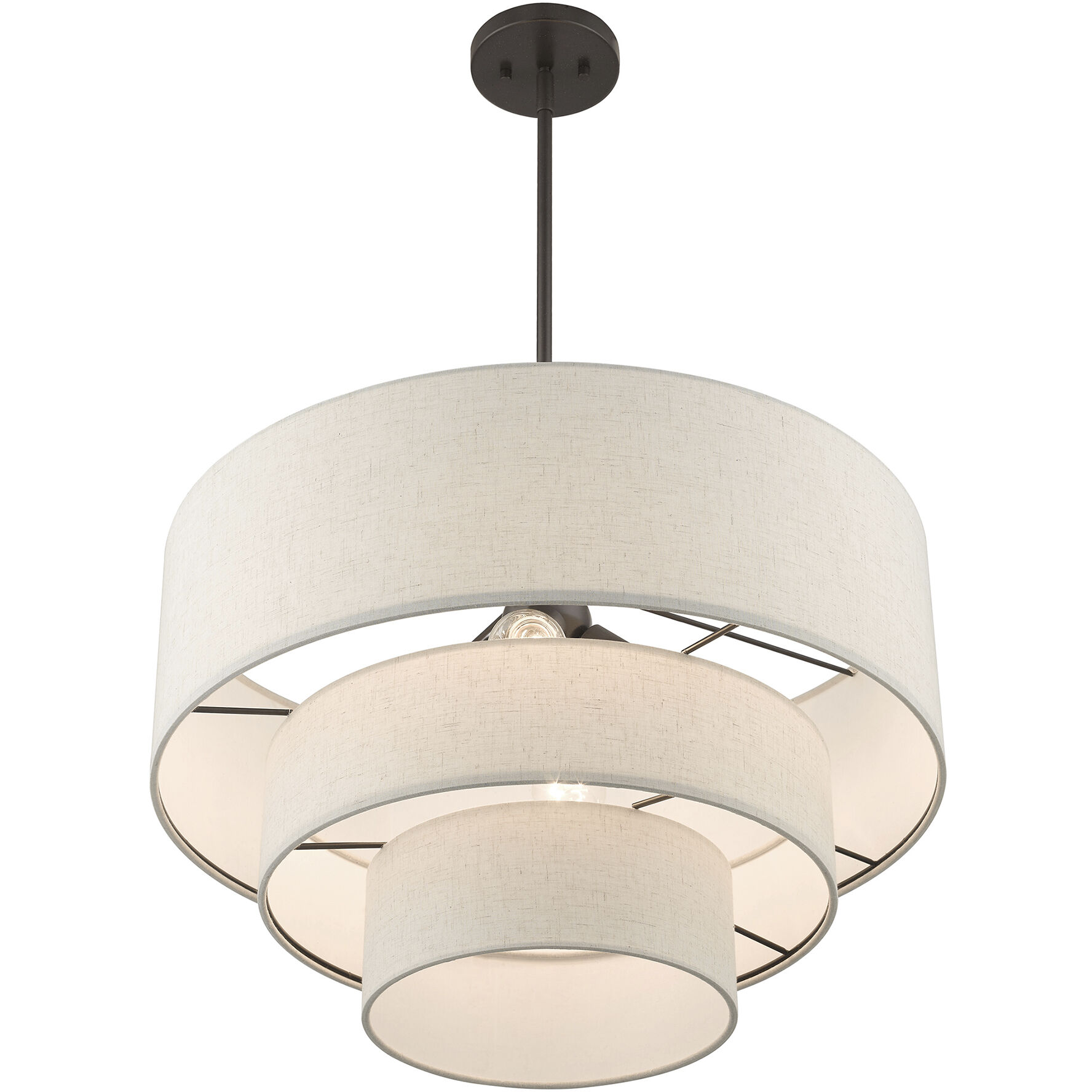 Gladstone 4 Light 23 inch English Bronze Pendant Chandelier Ceiling Light