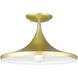 Waldorf 1 Light 14.00 inch Semi-Flush Mount