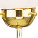 Rivera 1 Light 5 inch Polished Brass Single Sconce Wall Light