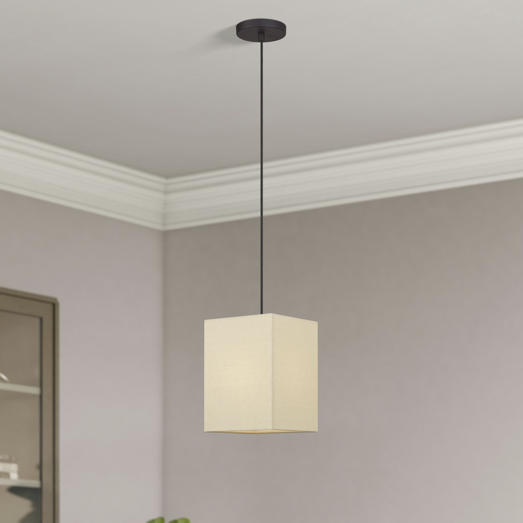 Summit 1 Light 8 inch Bronze Pendant Ceiling Light