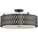 Vistaview 4 Light 21 inch English Bronze Semi-Flush Ceiling Light
