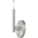 Copenhagen 1 Light 5.13 inch Brushed Nickel ADA Wall Sconce Wall Light, Single