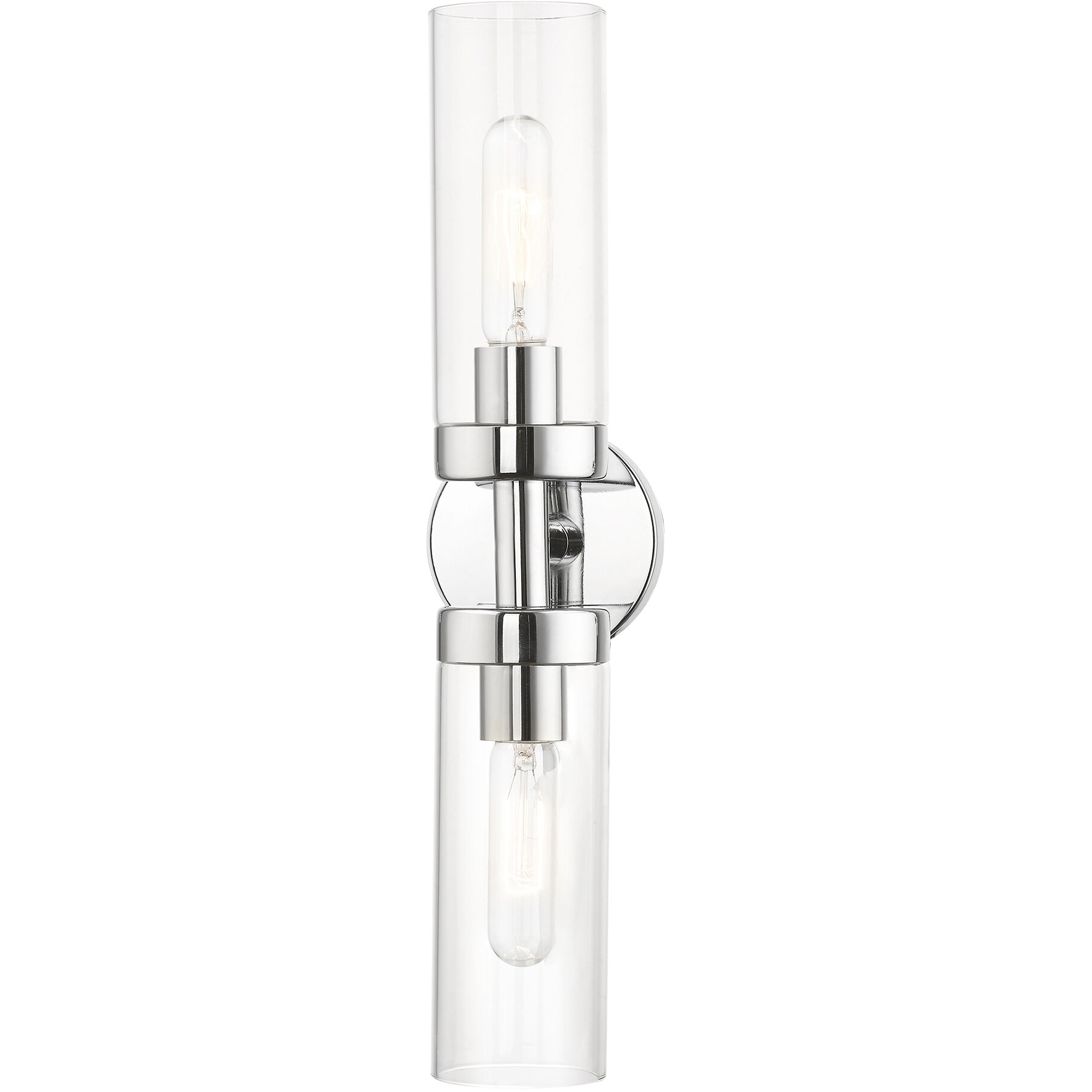 Ludlow 2 Light 4.25 inch Polished Chrome Vanity Sconce Wall Light
