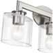 Bernardino 3 Light 23.75 inch Brushed Nickel Vanity Wall Sconce Wall Light
