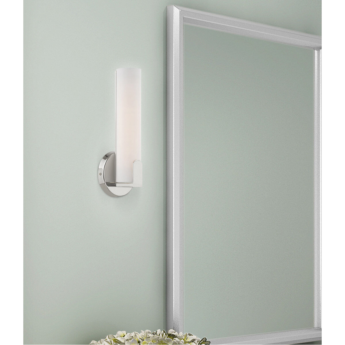 Lund LED 4 inch Polished Chrome ADA ADA Wall Sconce Wall Light