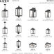 Nyack 3 Light 17.5 inch Scandinavian Gray Outdoor Wall Lantern