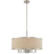 Park Ridge 7 Light 24 inch Brushed Nickel Pendant Chandelier Ceiling Light