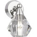Brussels 1 Light 7 inch Polished Nickel Crystal Single Sconce Wall Light