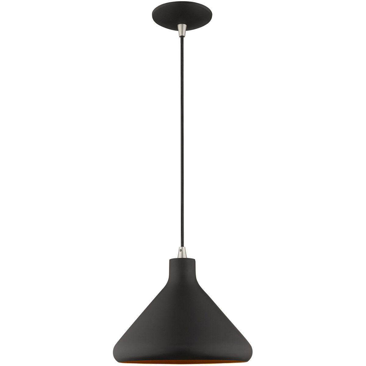 Allison 1 Light 11 inch Black Mini Pendant Ceiling Light