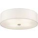 Meridian 4 Light 18 inch Brushed Nickel Semi-Flush Mount Ceiling Light 