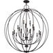 Milania 19 Light 48 inch Bronze Foyer Chandelier Ceiling Light
