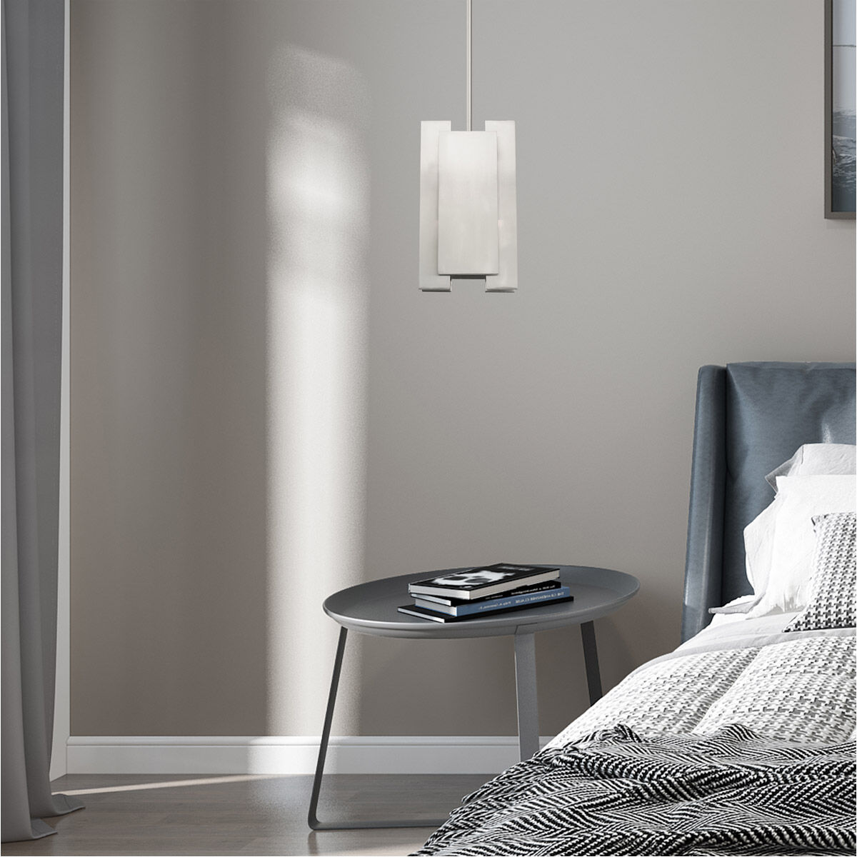 Varick 1 Light 7 inch Brushed Nickel Mini Pendant Ceiling Light