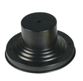 Outdoor 3 inch Black Outdoor Pier Mount Adaptors