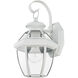 Monterey 1 Light 12.5 inch White Outdoor Wall Lantern