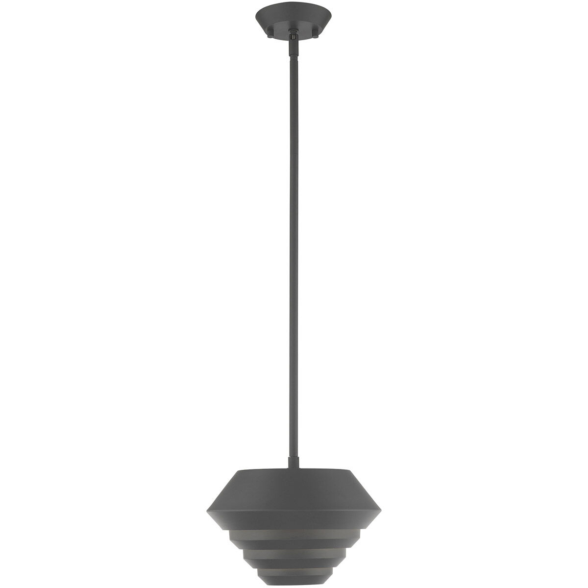 Amsterdam 1 Light 10 inch Scandinavian Gray Mini Pendant Ceiling Light