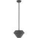 Amsterdam 1 Light 10 inch Scandinavian Gray Mini Pendant Ceiling Light