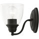 Montgomery 1 Light 5 inch Black Vanity Sconce Wall Light
