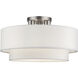 Manorwood 3 Light 18.00 inch Semi-Flush Mount