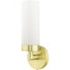 Aero 1 Light 4 inch Satin Brass ADA ADA Single Sconce Wall Light