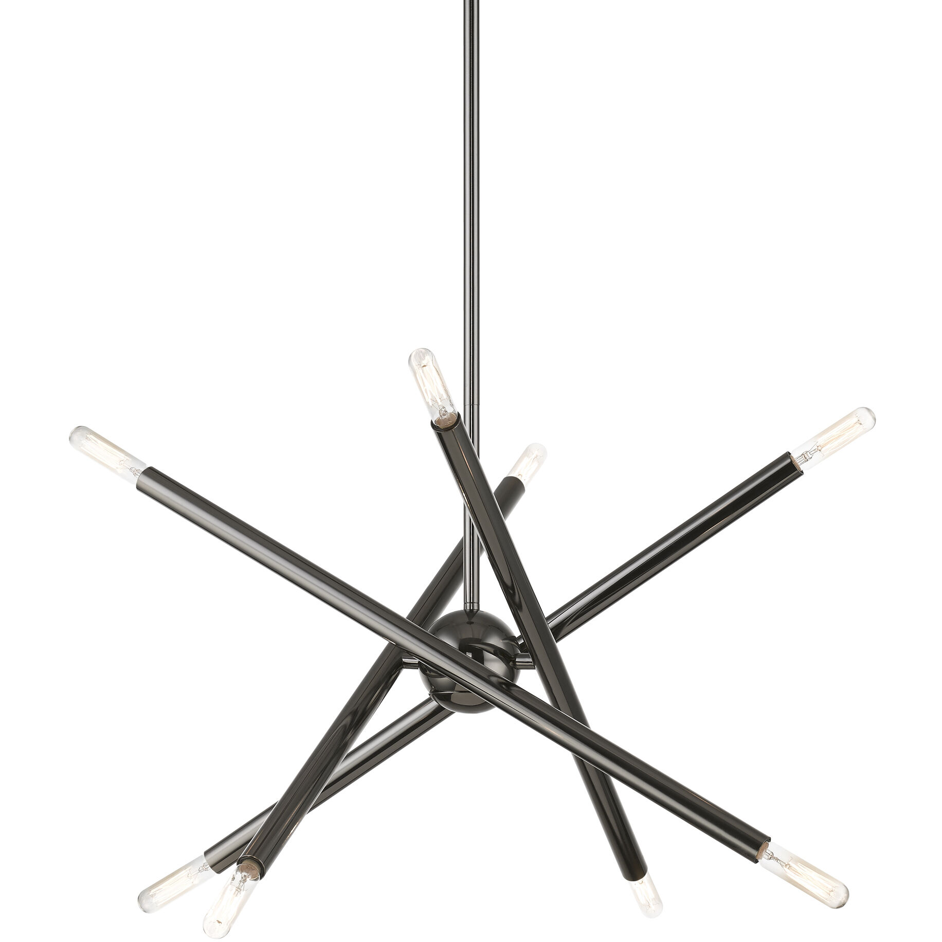 Soho 8 Light 19.5 inch Black Chrome Chandelier Ceiling Light