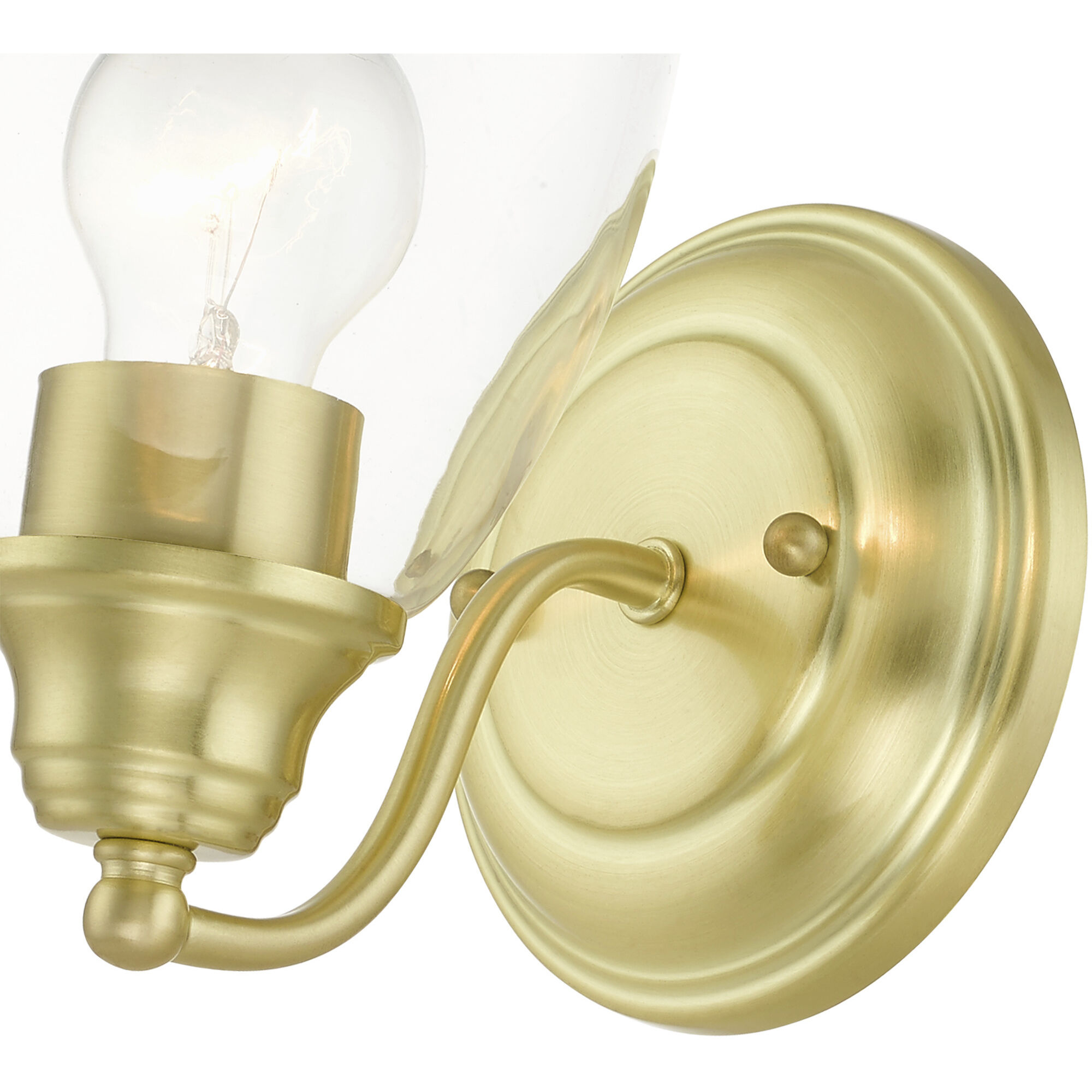 Montgomery 1 Light 5 inch Satin Brass Vanity Sconce Wall Light