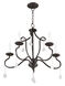 Callisto 5 Light 24 inch English Bronze Chandelier Ceiling Light