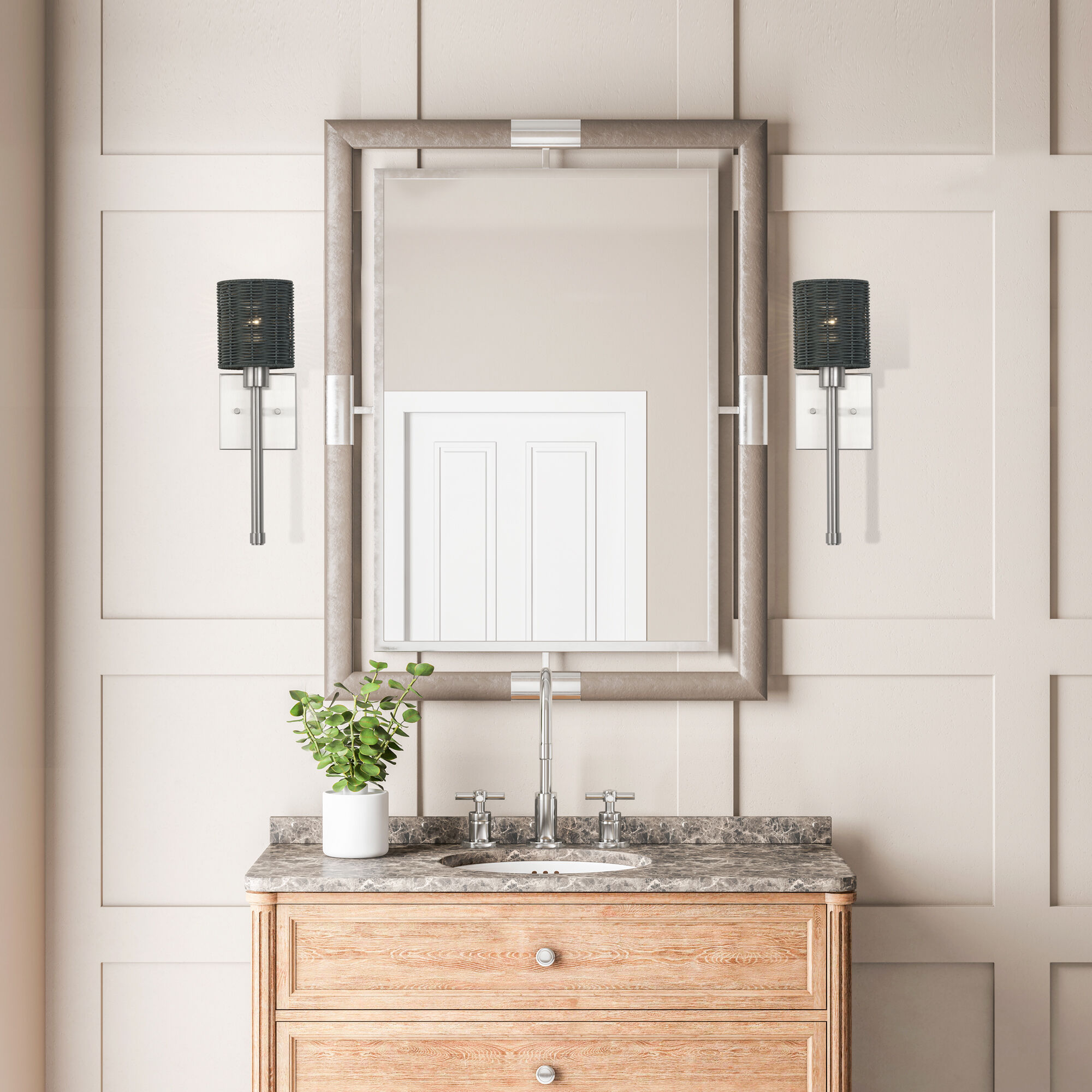 Weavington Wall Sconce Wall Light, Single