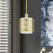 Vistaview 1 Light 7.25 inch Soft Gold Mini Pendant Ceiling Light