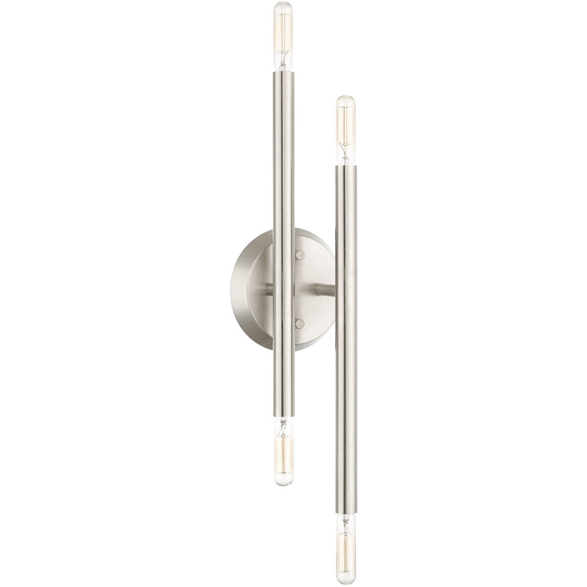 Soho 4 Light 5 inch Brushed Nickel ADA Sconce Wall Light