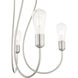 Lucerne 5 Light 24 inch Brushed Nickel Chandelier Ceiling Light