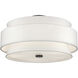 Fontana 5 Light 21 inch Bronze Semi-Flush Ceiling Light