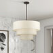Manorwood 5 Light 28 inch English Bronze Pendant Chandelier Ceiling Light, Medium