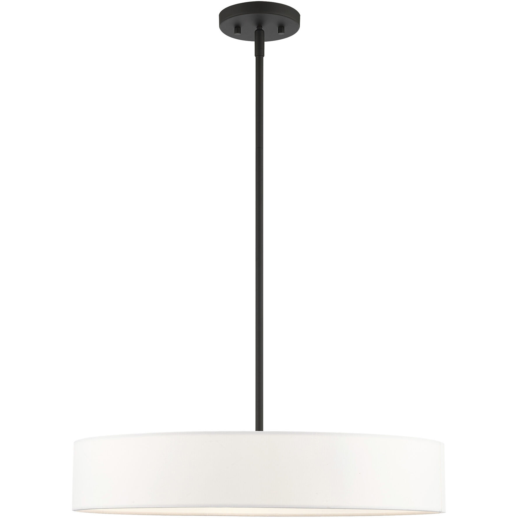 Venlo 4 Light 22 inch Black with Brushed Nickel Accents Pendant Ceiling Light