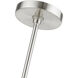 Uptown 6 Light 20 inch Brushed Nickel Pendant Chandelier Ceiling Light
