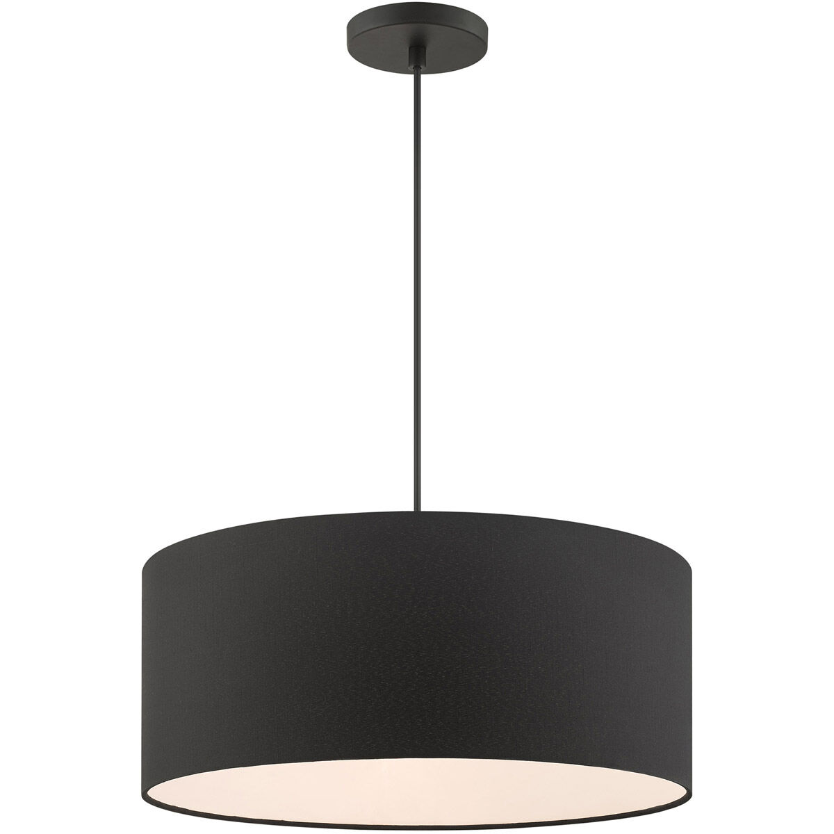 Bainbridge 3 Light 18 inch Black Pendant Ceiling Light 