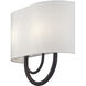 Stratton 2 Light 13 inch Bronze ADA Wall Sconce Wall Light