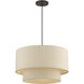 Bellingham 3 Light 20 inch Bronze Pendant Ceiling Light