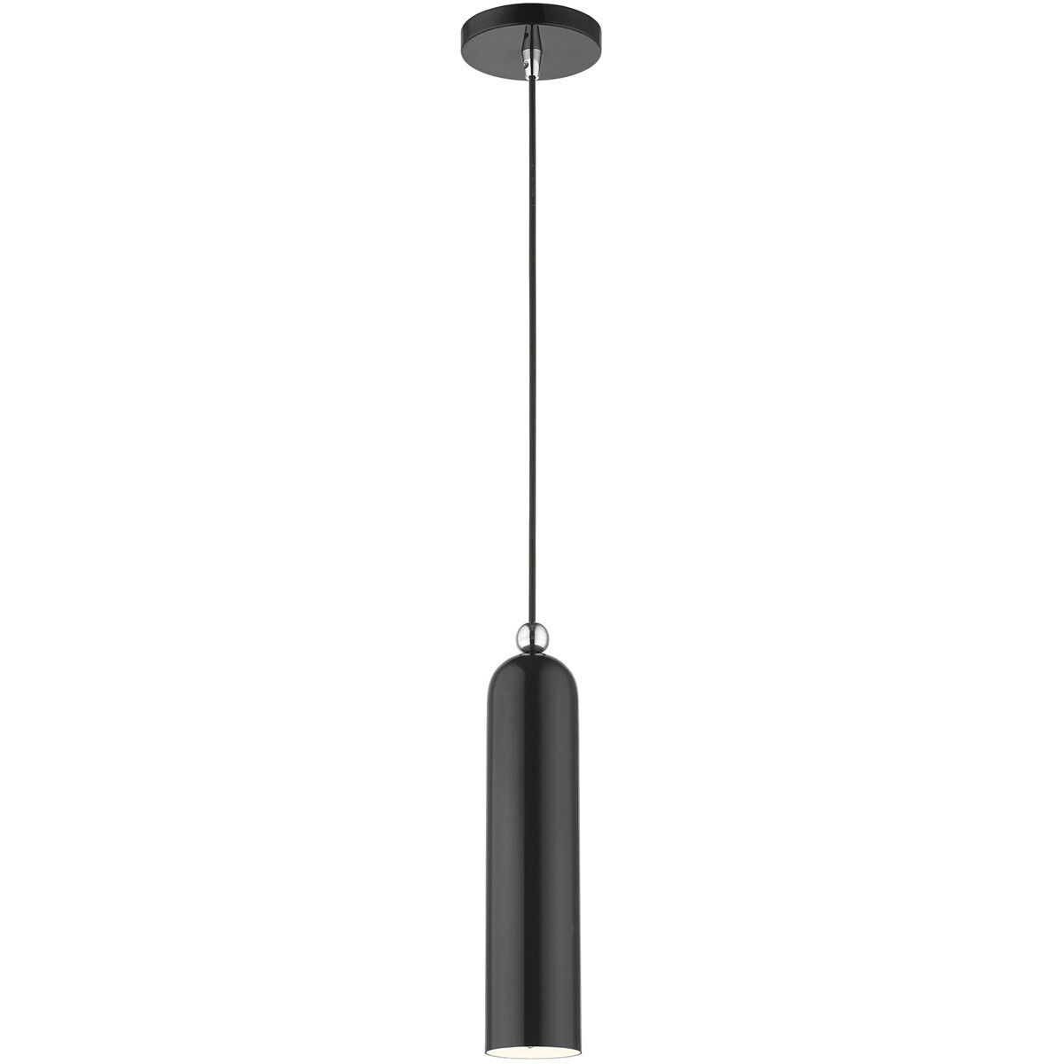 Ardmore 1 Light 5.13 inch Shiny Black Pendant Ceiling Light