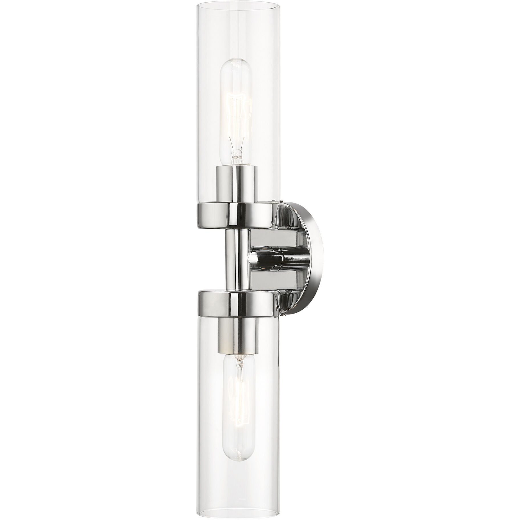 Ludlow 2 Light 4.25 inch Polished Chrome Vanity Sconce Wall Light