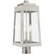 Oslo 3 Light 20 inch Brushed Nickel Outdoor Post Top Lantern