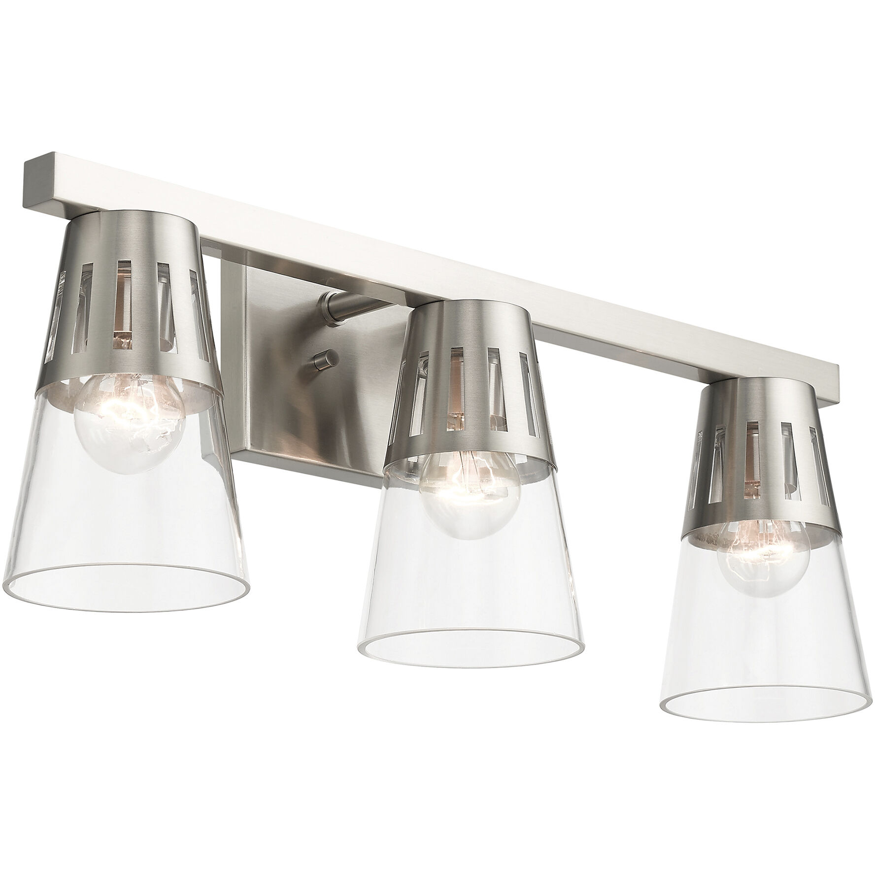 Bennington 3 Light 23.5 inch Brushed Nickel Vanity Sconce Wall Light