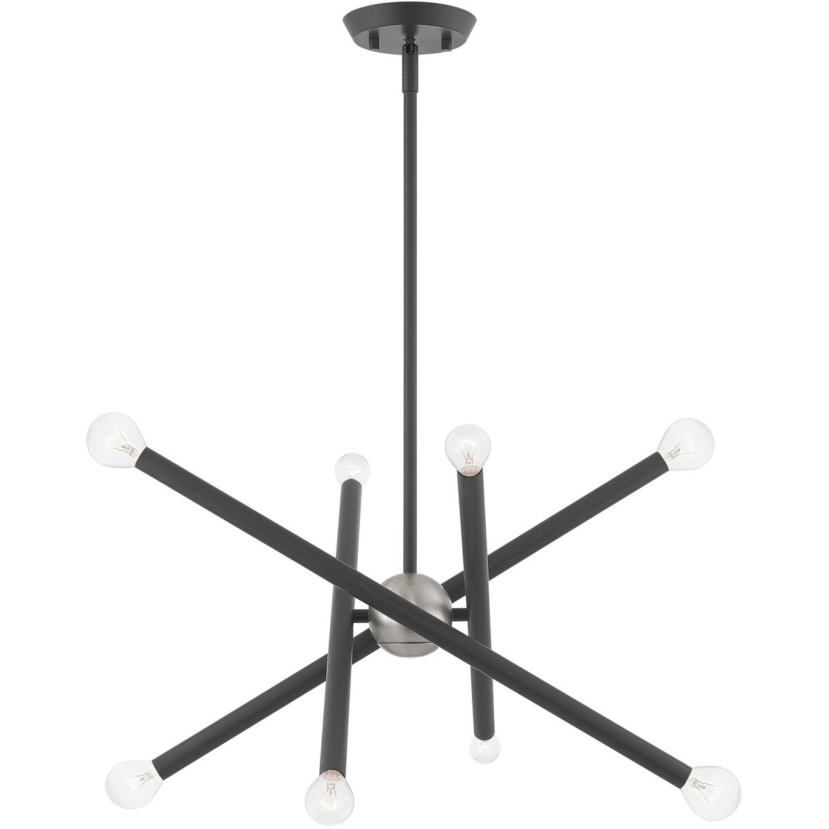 Soho 8 Light 19.5 inch Scandinavian Gray Chandelier Ceiling Light