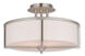 Wesley 3 Light 16.00 inch Semi-Flush Mount