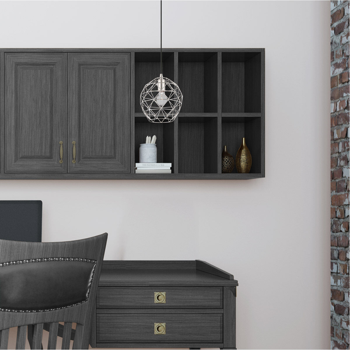 Astoria 3 Light 4 inch Brushed Nickel Chandelier Ceiling Light